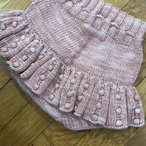 Misha & Puff skirt bloomers eyelet popcorn sweater skirt tie waist 18-24 months - Picture 11 of 15